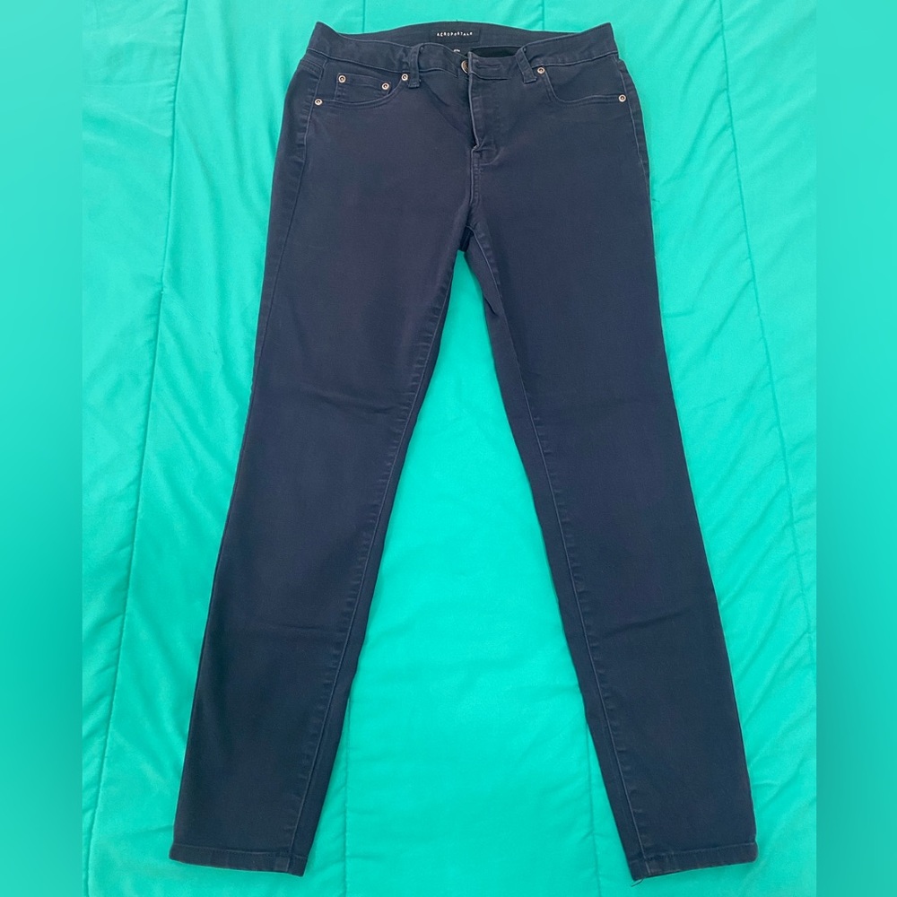 Aeropostale Navy Blue Women’s Uniform Stretch Pants